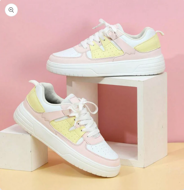 Damen Sneaker Bequem Leicht