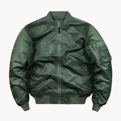 Elegante Herren Pilotenjacke Klassisches Design - IdealeKleiden