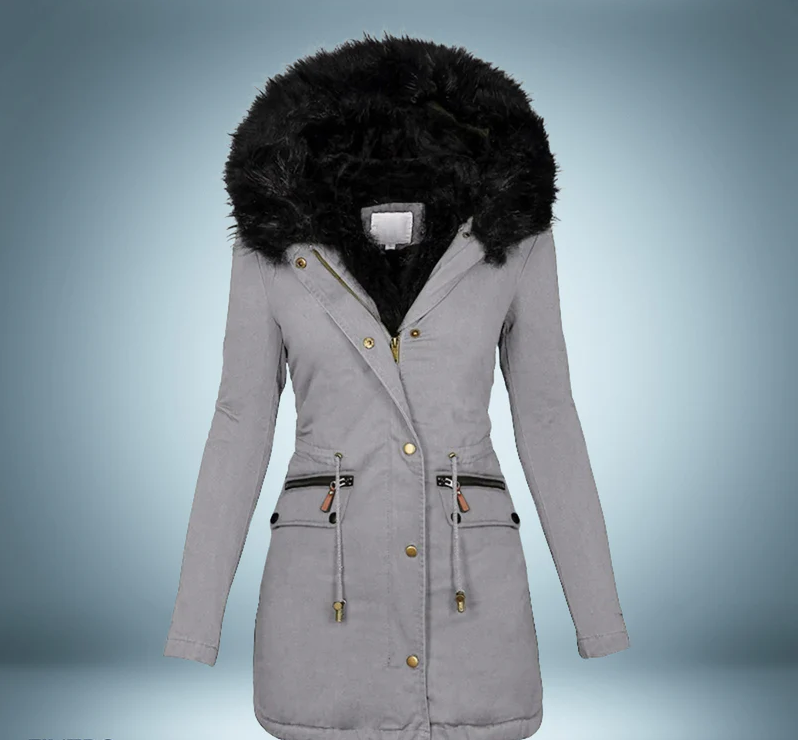 Winterparka mit Weichem Pelz