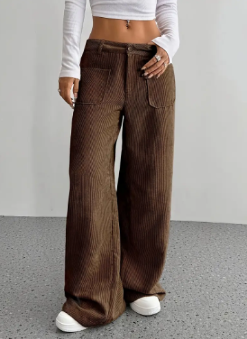 Makara Kordhose Weite Bein Damen Hose