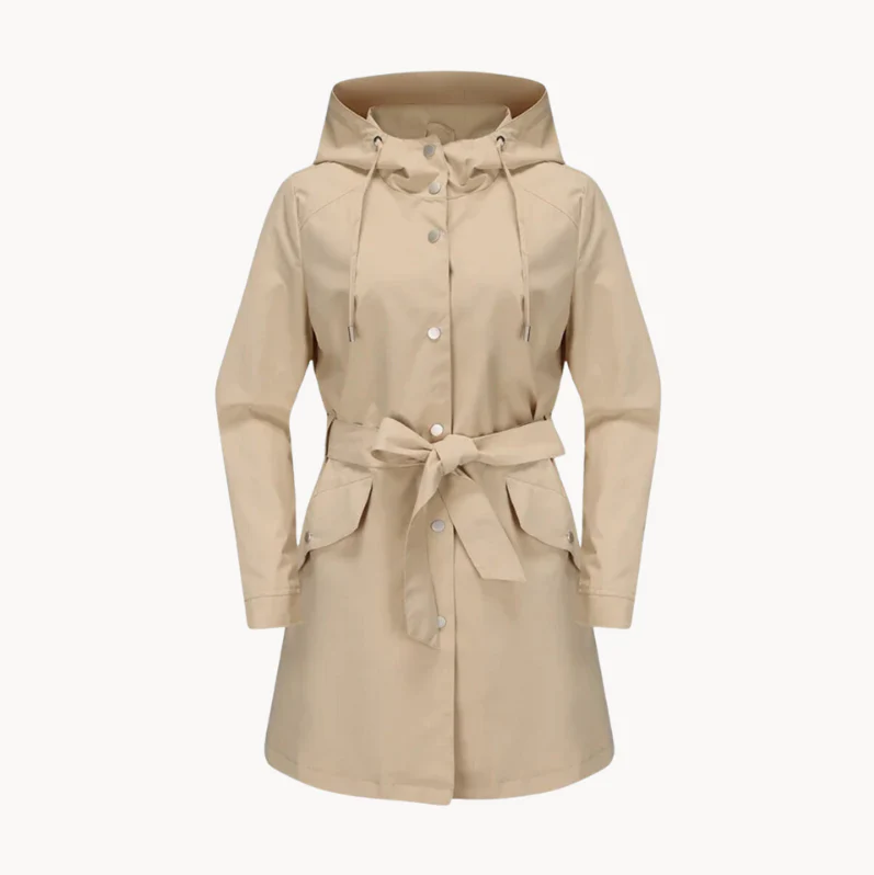 Eleganter Damen-Trenchcoat Wasserdicht Klassisch - IdealeKleiden