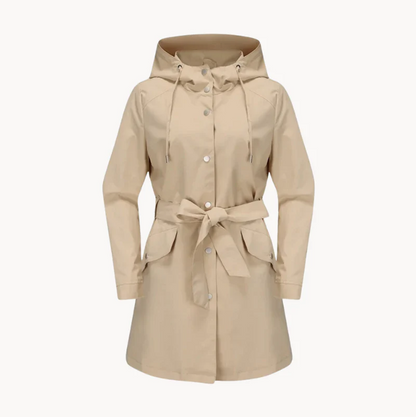Eleganter Damen-Trenchcoat Wasserdicht Klassisch - IdealeKleiden