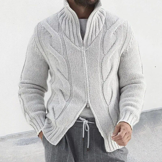 Herren Strickjacke Warm Elegant Qualität - IdealeKleiden