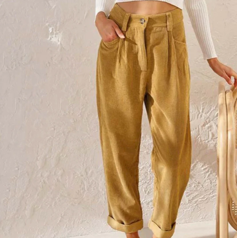 Malia - Comfort Cordhose Relaxed Fit