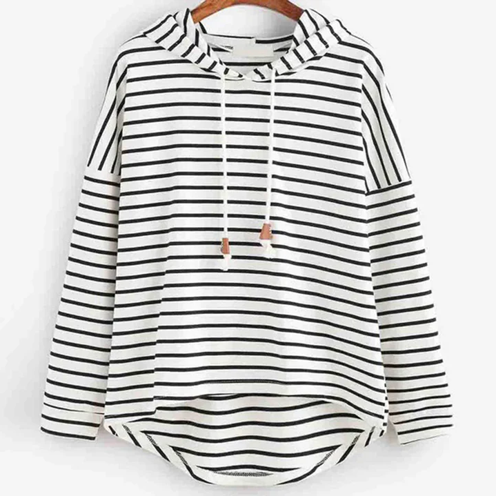 Übergroßer Kapuzenpullover Oversized Style - IdealeKleiden