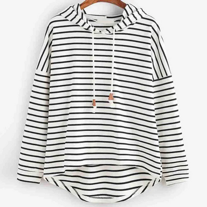 Übergroßer Kapuzenpullover Oversized Style - IdealeKleiden