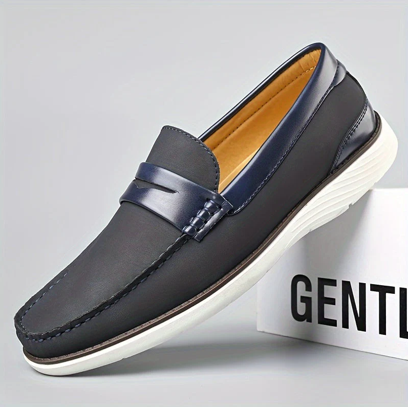 Elegante Herren Loafer Leder Schuhe
