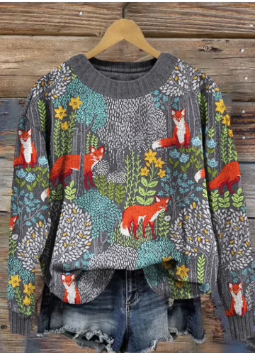 Karina - Gemütlicher Shabby Chic Pullover