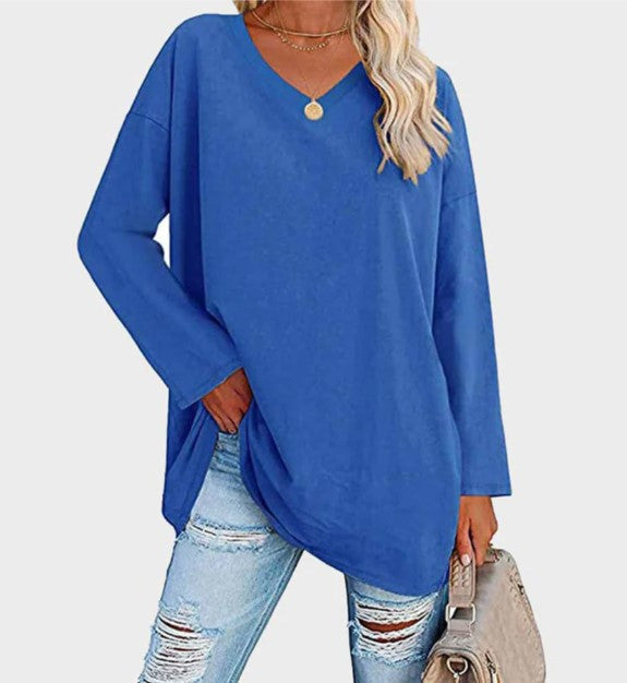 Ela - Pullover Damen Elegant Langarm