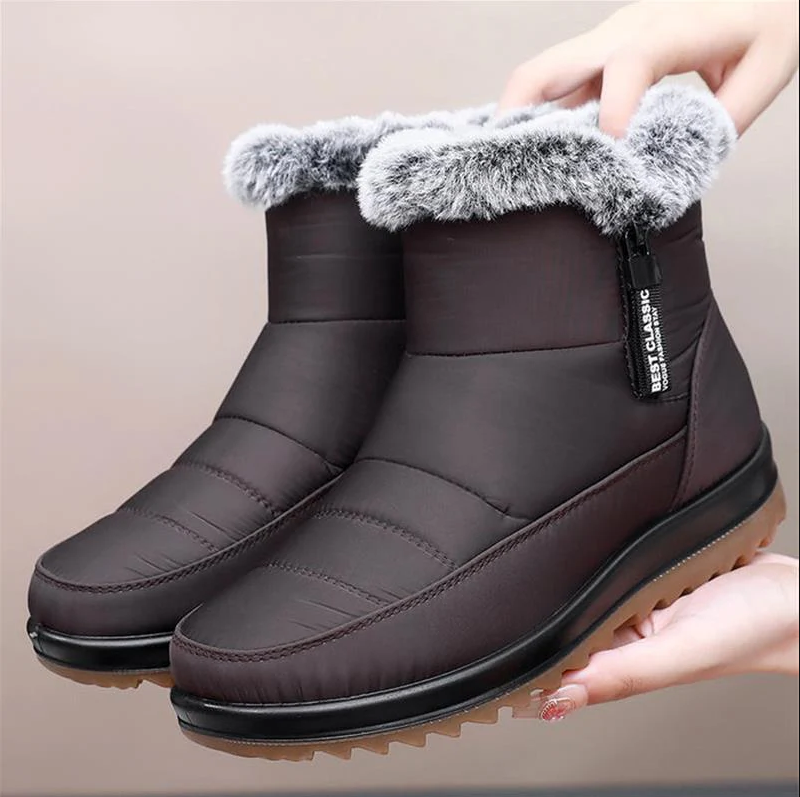 Winterstiefel Damen Baumwolle Warm - IdealeKleiden
