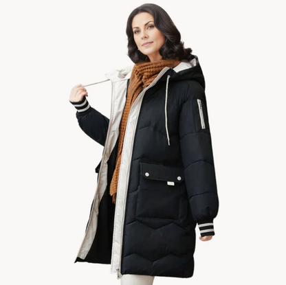 Warm gefütterte Damen-Parka Winterjacke - IdealeKleiden