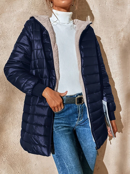 Elegante Damen Winterjacke Modern Style