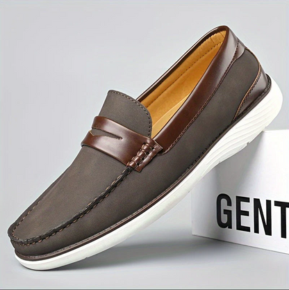 Elegante Herren Loafer Leder Schuhe
