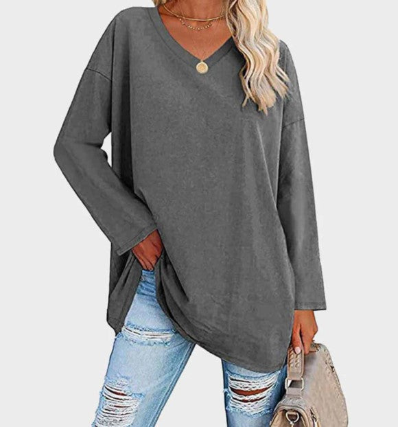 Ela - Pullover Damen Elegant Langarm