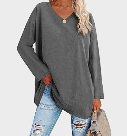 Ela - Pullover Damen Elegant Langarm