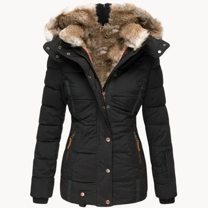 Stilvoller Damen Wintermantel Gepolstert - IdealeKleiden