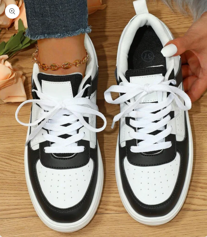 Damen Sneaker Bequem Leicht