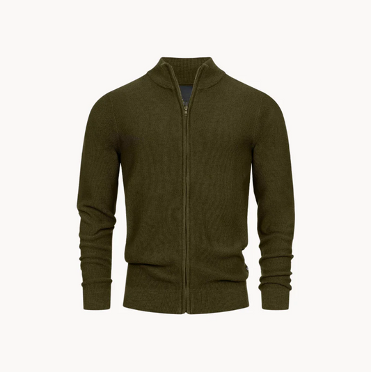Moderner Herren Pullover Reißverschluss Bequem - IdealeKleiden