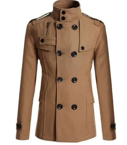 Herren-Wintermantel Elegant Trenchcoat Wärme Isolierung - IdealeKleiden
