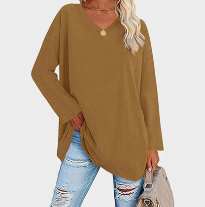 Ela - Pullover Damen Elegant Langarm