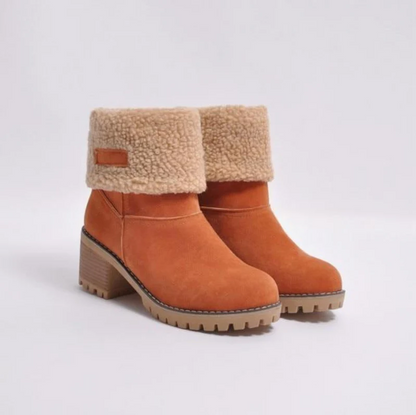 Warme Winterstiefel Wildleder Damen & Herren