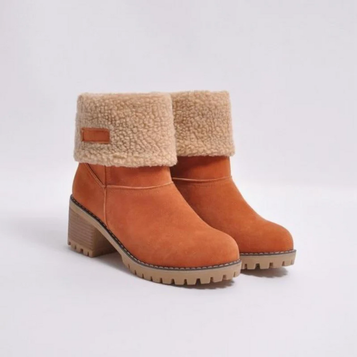 Warme Winterstiefel Wildleder Damen &amp; Herren