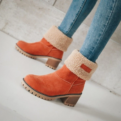 Damen Winterstiefel Warm Gefüttert Schnee