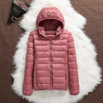 Daunenparka Damen Kapuze Warm