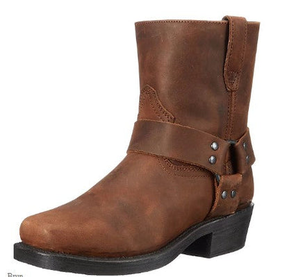 Herren Westernstiefel Cowboy Stil Leder