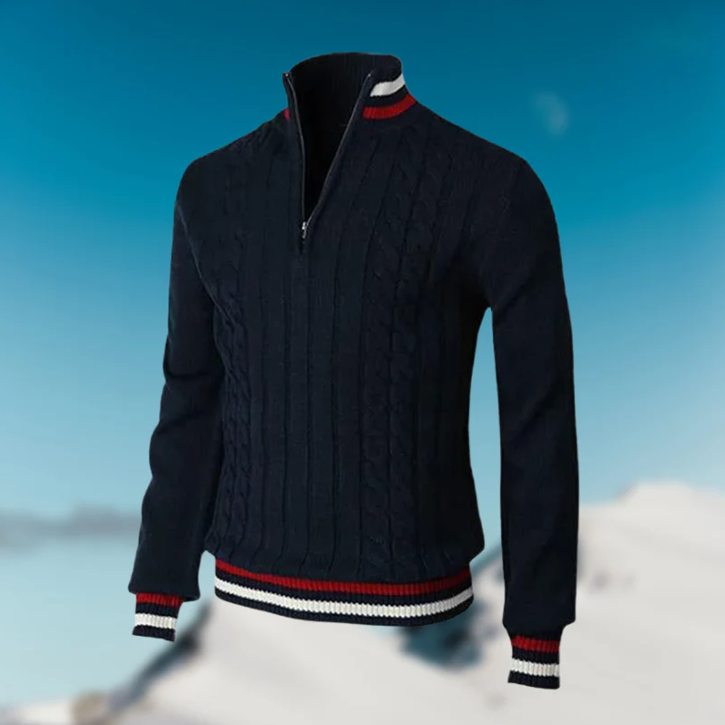 Herren Pullover Elegantes Design Kragen