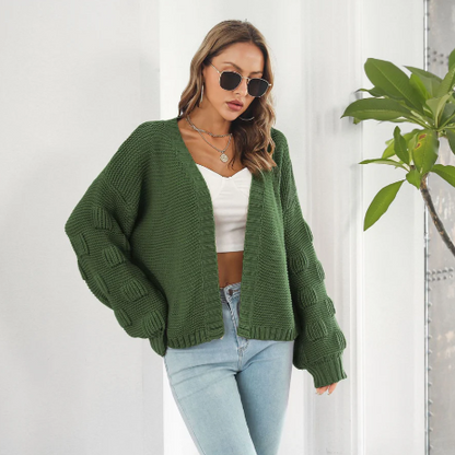 Langarm Cardigan Damen Elegant