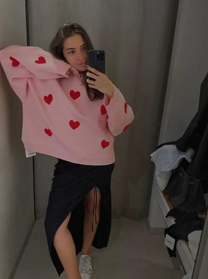 Übergroßer Pullover Oversized Style