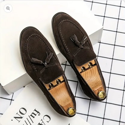 Herren Pantoffel Vintage Leder