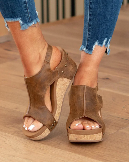 Bequeme Damen-Sandalen Komfort Fußbett