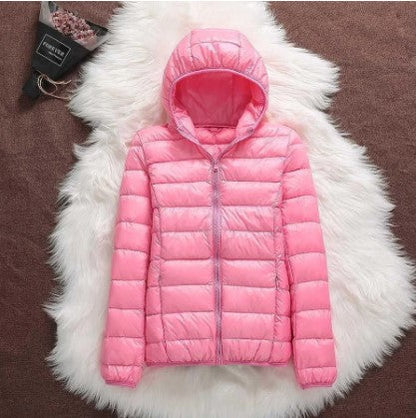 Daunenparka Damen Kapuze Warm