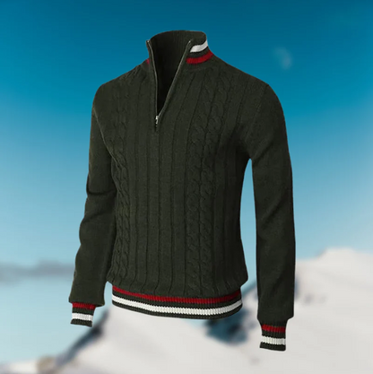Herren Pullover Elegantes Design Kragen - IdealeKleiden