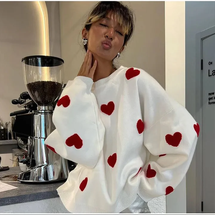 Übergroßer Pullover Oversized Style - IdealeKleiden