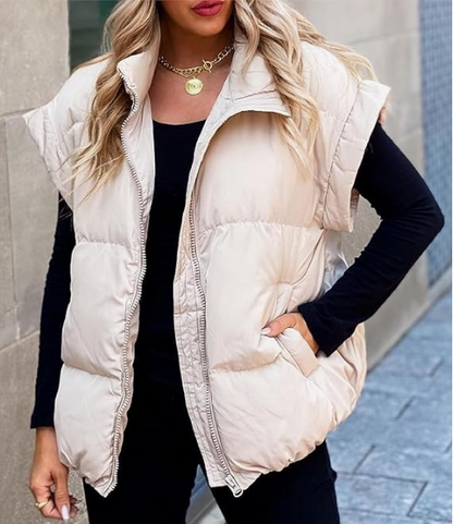Damen Oversized Steppjacke
