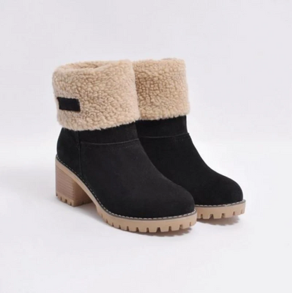 Damen Winterstiefel Warm Gefüttert Schnee - IdealeKleiden