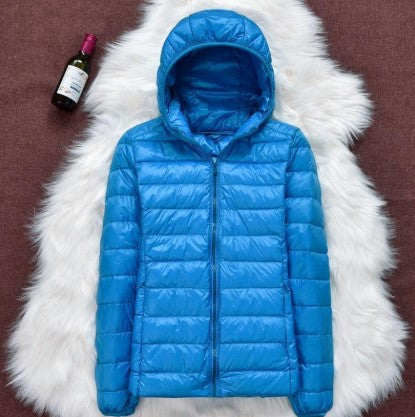 Daunenparka Damen Kapuze Warm