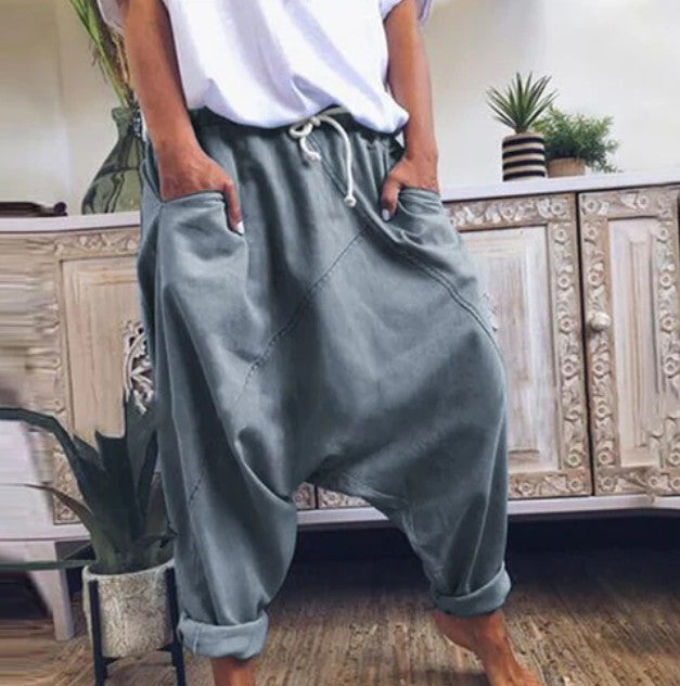 Farbige Hippiemännerhose Boho Stil