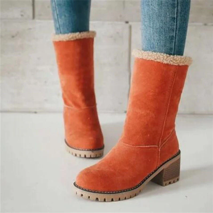 Warmes Winterstiefel Paar Schnee Stiefel Damen