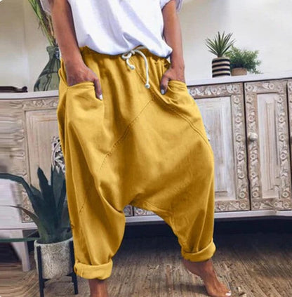 Farbige Hippiemännerhose Boho Stil