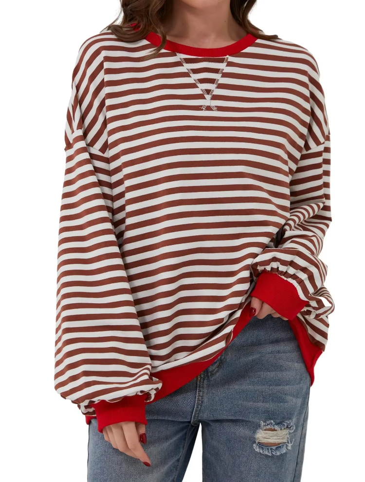 Helena | Streifen Pullover Damen