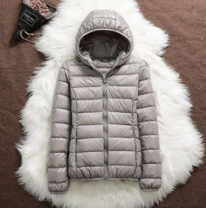 Daunenparka Damen Kapuze Warm