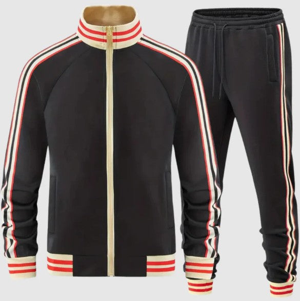Sportanzug Herren Streifen Design