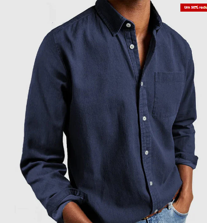 Herren-Hemd aus Baumwolle Sommer - IdealeKleiden