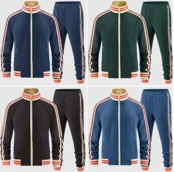 Sportanzug Herren Streifen Design - IdealeKleiden