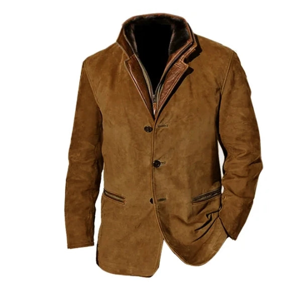 Lederjacke Herren Modern Wildleder - IdealeKleiden