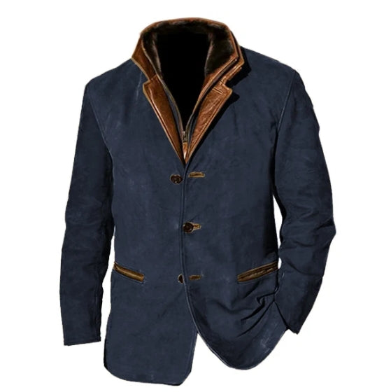 Lederjacke Herren Modern Wildleder
